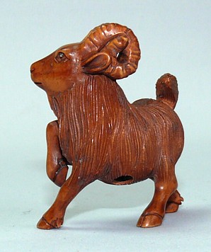 Горный Баран, японская нецке