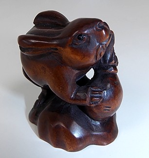 японская нэцкэ ЗАЯЦ