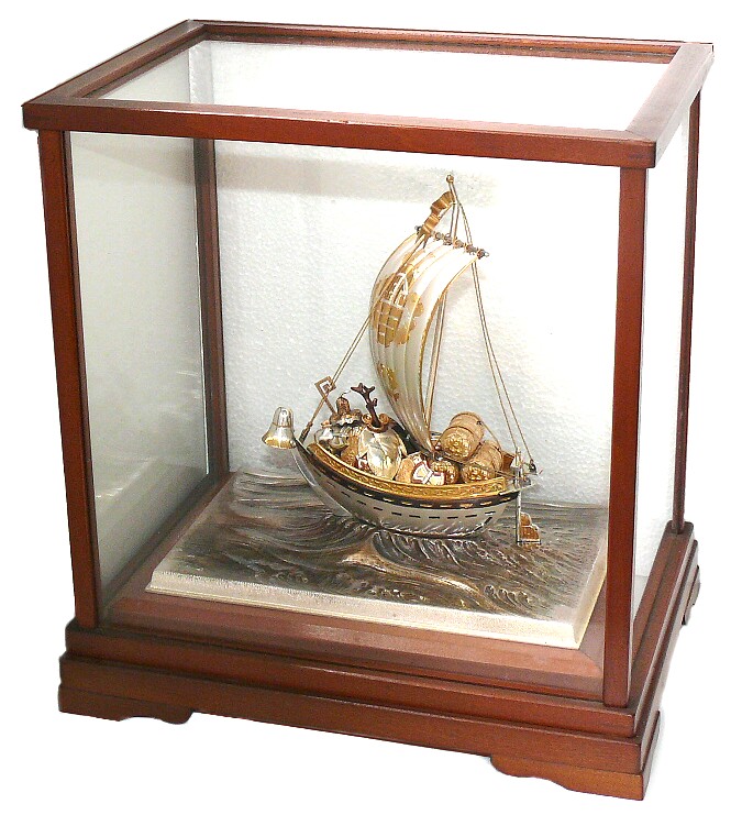 Такарабунэ, легендарный японский корабль сокровищ, интерьерное ...