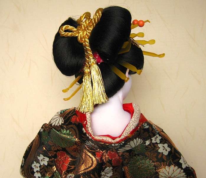 японская старинная кукла Ойран, 1920-е гг.