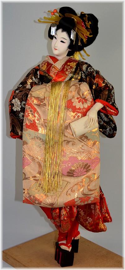 японская старинная кукл ОЙРАН, 1920-е гг.