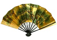 японский традиционный  веер 