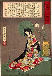 Chujo Hime, японская легенда о принцессе и ее мачехе