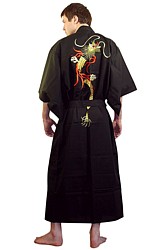 кимоно мужское с вышивкой