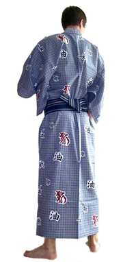 японская юката из хлопка - стильная мужская одежда для дома