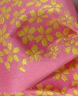 японский пояс оби: деталь дизайна ткани