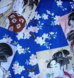 японское кимоно рисунок ткани