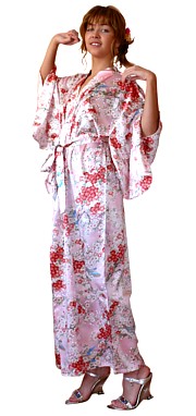 шелковое кимоно ОДОРИ, сделано в Японии