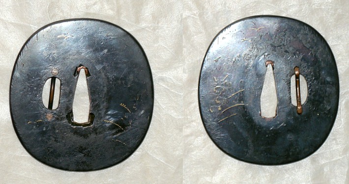 гарда японского меча цуба