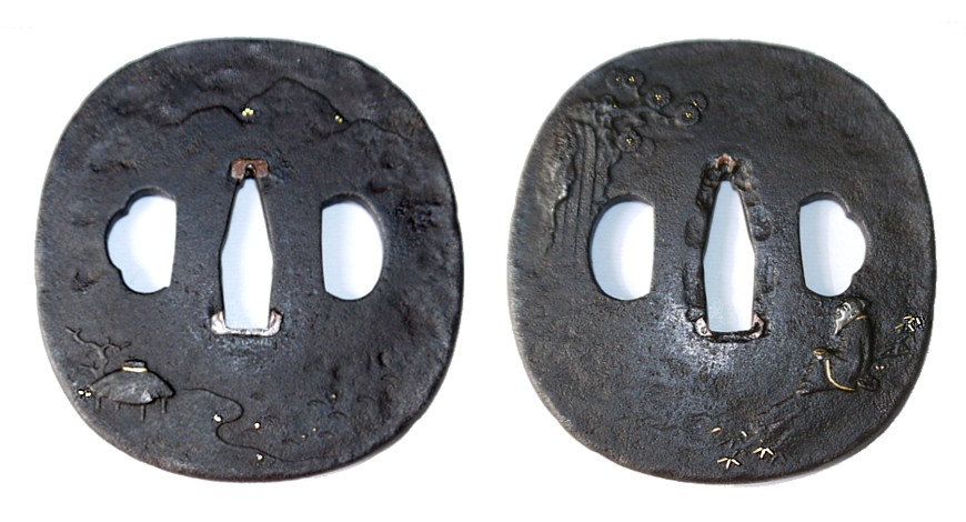 японские мечи - антикварные цуба