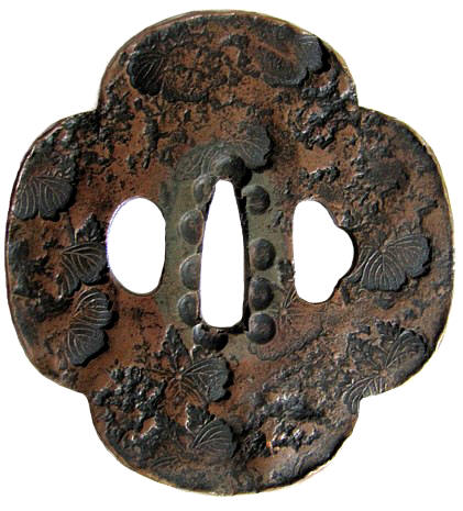 цуба с гербом дома Токугава