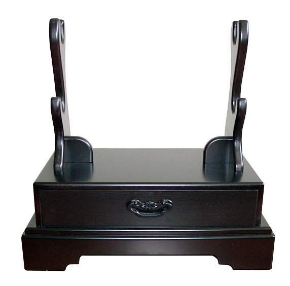 подставка для двух катан с ящиком