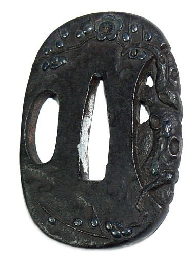 цуба самурайского кинжала танто, эпоха Эдо