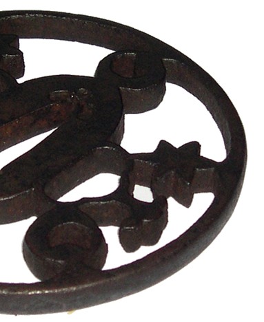 кованная антикварная гарда самурайского меча