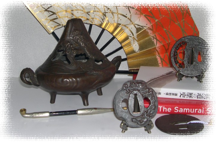 антикварнаяколлекция - японские мечи, цуба - гарда самурайского меча