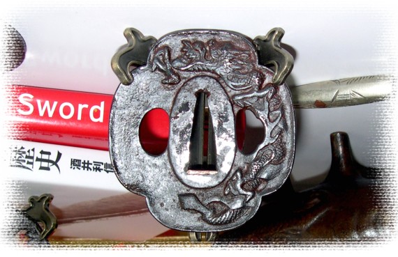 японские мечи, цуба - гарда самурайского меча