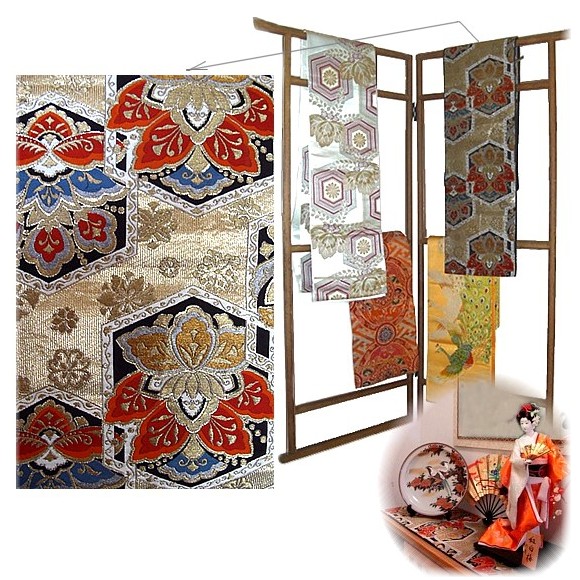 японские пояса-оби в интерьере