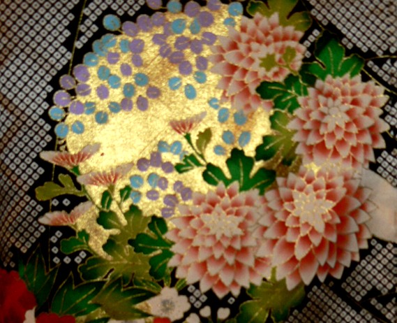дизайн ткани японского кимоно