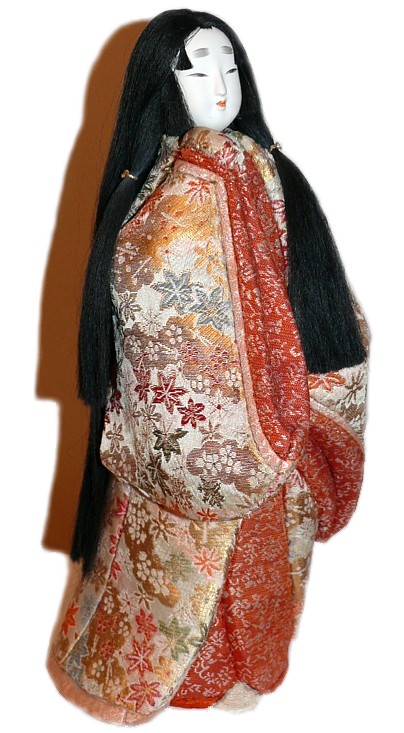 японская традиционная кукла в технике кимэкоми, 1930-е гг.