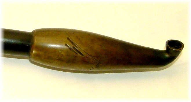 курительная трубка самурая, 1850-е гг..  Коллекция курительных трубок